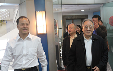 He Guangyuan, former Minister Of National Machinery Industry, visited Tianhou Company